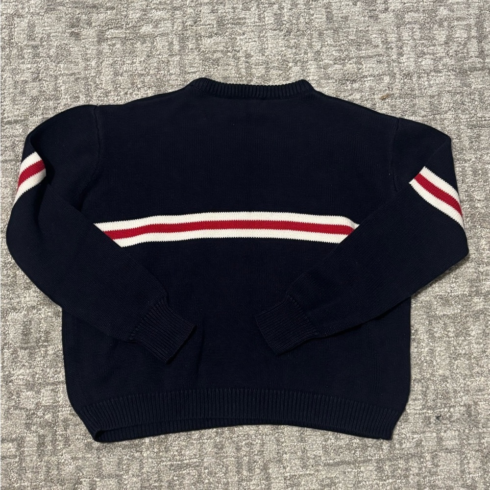 Brandy Melville Blue Striped Crewneck Sweater | Size Small - Picture 6 of 6